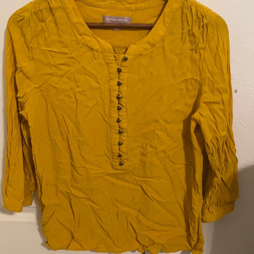 Orange/ yellow blouse